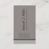 上りのタイプ最小主義の中立企業のな技術の上 名刺 (正面)