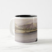 上りの草原のグロVentresのキャンプ ツートーンマグカップ (正面左)