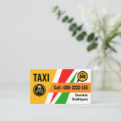 上りカラフル下りタクシー路線 名刺 (スタンド正面)