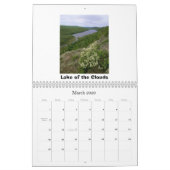 上りミシガン州-カスタマイズ カレンダー (3月 2026)