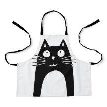 上を向おもしろいいた黒猫