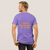 上を向こうチャーリー トライブレンドTシャツ (フル背面)