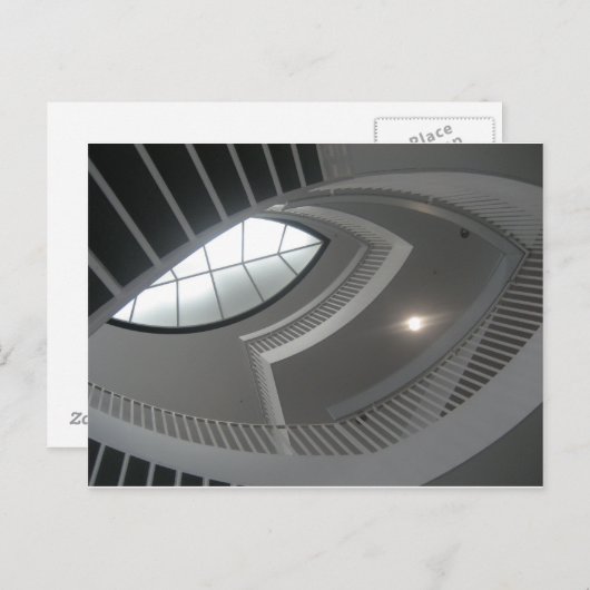 上を熱狂する見上げる階段 ポストカード (正面/裏面)