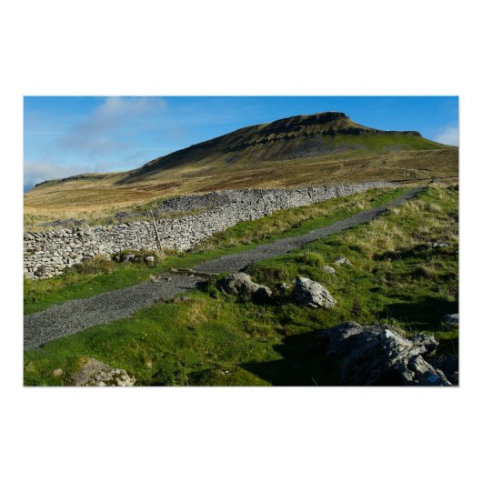 上を行く歩道から見たペンギント ポスター (正面)