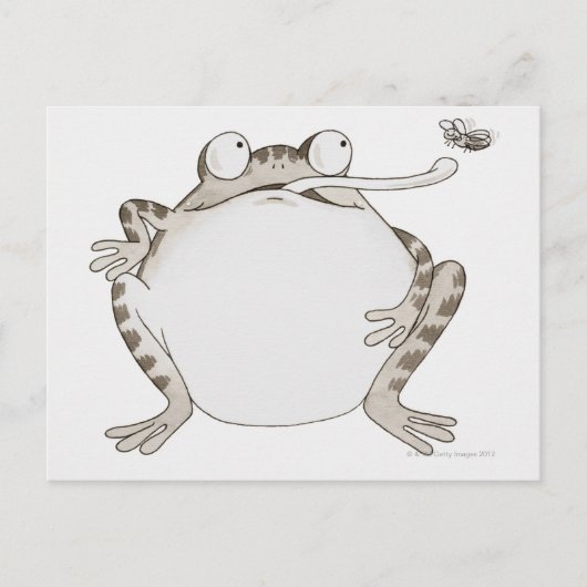 上を見てフリッグ ポストカード (正面)