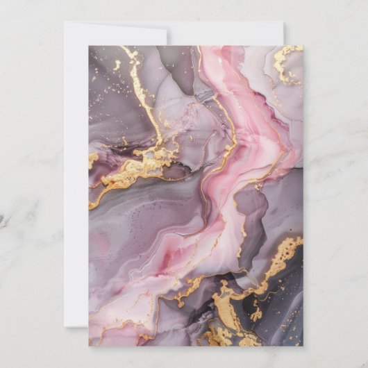 上エレガント手70歳の誕生日パーティー 招待状 (裏面)