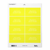 上カラフル ラベル (フルシート)