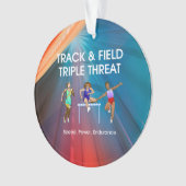 上トラック三倍 オーナメント (正面)