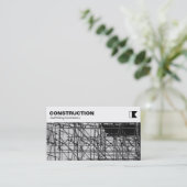 上パネル-建設-足場写真 名刺 (スタンド正面)