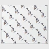 上ビクトリアン帽のガチョウ ラッピングペーパー (フラット)