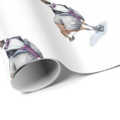 上ビクトリアン帽のガチョウ ラッピングペーパー (ロールコーナー)