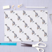 上ビクトリアン帽のガチョウ 薄葉紙 (クラフト)