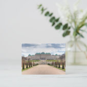 上ベルヴェデーレウィーンオーストリア 名刺 (スタンド正面)