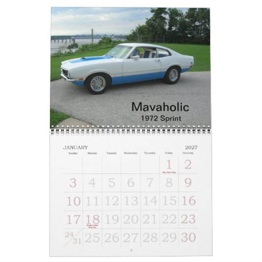 上ポスター2014年 カレンダー (1月 2027)