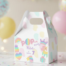 上ポップ・アートのだ！パステルポップ・アートのイット誕生日キッズ