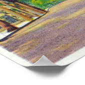 上メイン通りコロニアルマンションビュー ポスター (角)