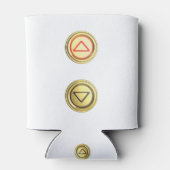 上下のゴールデンエレベータボタン 缶クーラー (裏面)