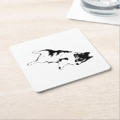 上下反転チャーム スクエアペーパーコースター (アングル)