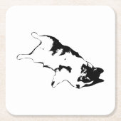 上下反転チャーム スクエアペーパーコースター (正面)