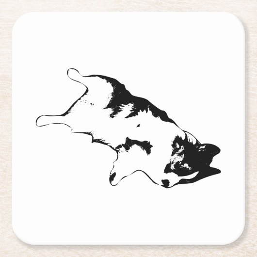 上下反転チャーム スクエアペーパーコースター (正面)