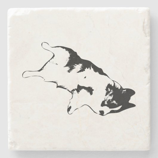 上下反転チャーム ストーンコースター (正面)