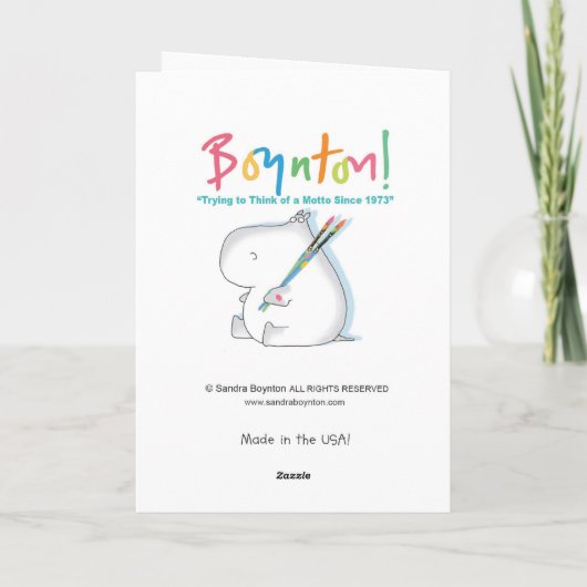 上下逆さまのバレンタインバイボイントン シーズンカード (裏面)