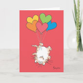 上下逆さまのバレンタインバイボイントン シーズンカード (正面)