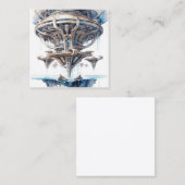 上下逆のエイリアンアーキテクチャはアーキテクチャの一種である スクエア名刺 (正面/裏面)