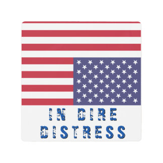 上下逆のフラグ記号 メタルプリント