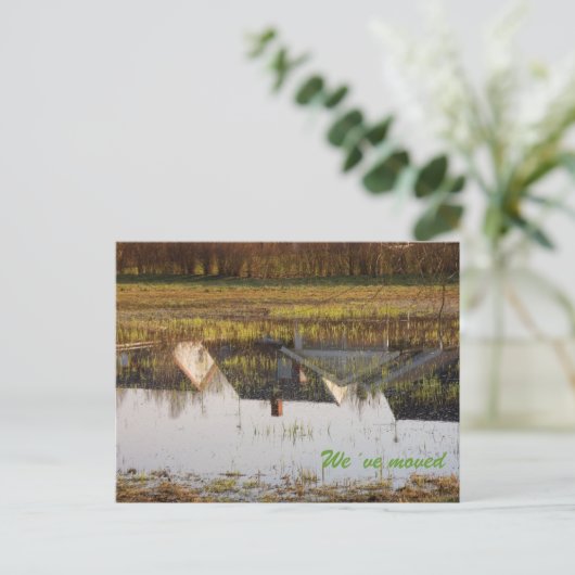 上下逆の家に、我々は移動した 案内ポストカード (スタンド正面)