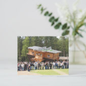 上下逆の家 ポストカード (スタンド正面)