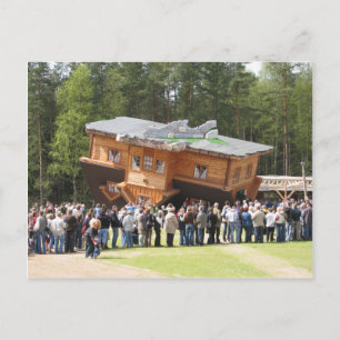 上下逆の家 ポストカード
