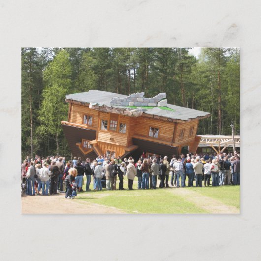 上下逆の家 ポストカード (正面)