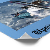 上下逆スキー ポスター (角)