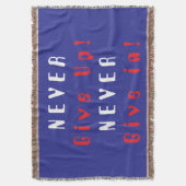 上与えげて与えも スローブランケット (正面縦)