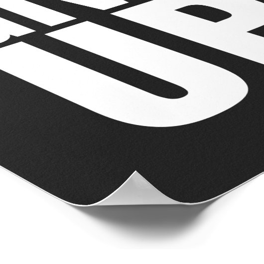 上与えげやる気を起こさせる ポスター (角)