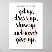 上与えへやる気を起こさせる ポスター (正面)