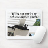 上位ゴールやる気を起こさせるCatフォト引用文 マウスパッド (マウス)