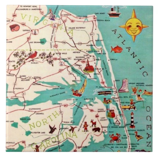 上位ビーチ タイル (正面)