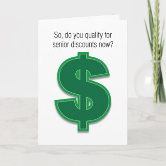 上位割引ユーモアのある誕生日カード カード