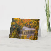 上位秋と紅葉 カード (正面)