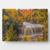 上位秋と紅葉 フォトプラーク (正面)