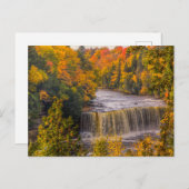 上位秋と紅葉 ポストカード (正面/裏面)