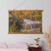 上位秋と紅葉 吊り下げ型タペストリー (寝室)
