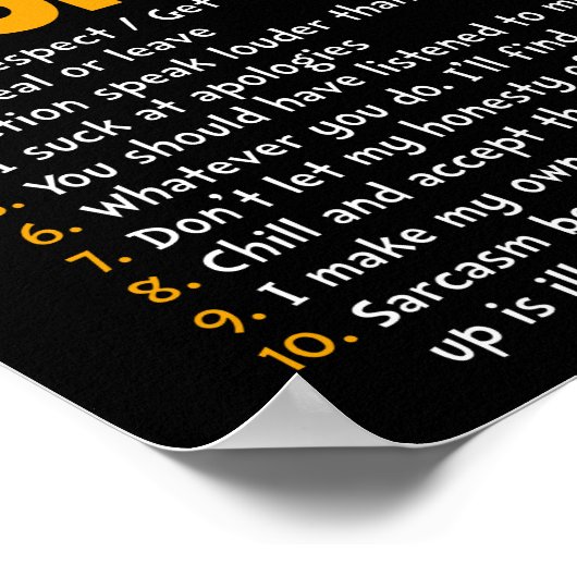 上位10位の蠍座誕生日ギフト ポスター (角)