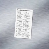 上位50個のメールや文字を打つ·コード·マグネット·カード マグネット名刺 (インサイチュ)