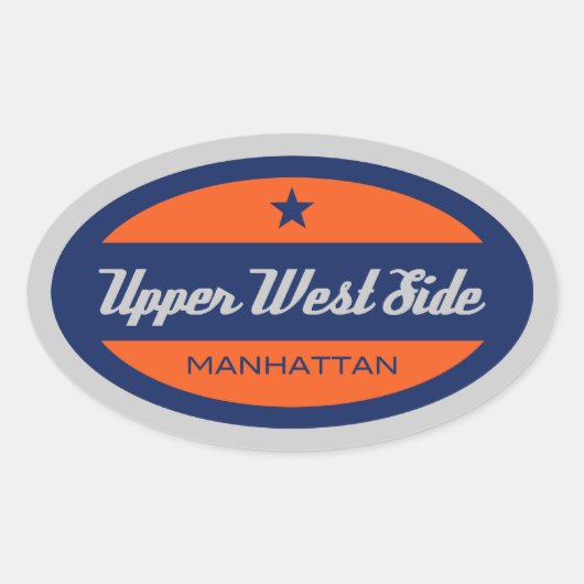 上側の西側 楕円形シール (正面)