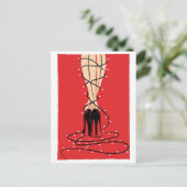 上包まれたはがき ポストカード (スタンド正面)