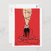 上包まれたはがき ポストカード (正面/裏面)