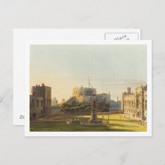 上区ウィンザー城は「居住王室の」 ポストカード (正面/裏面)